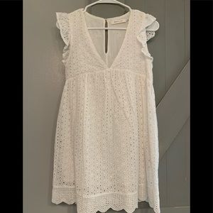 White eyelet romper (looks like a dress)